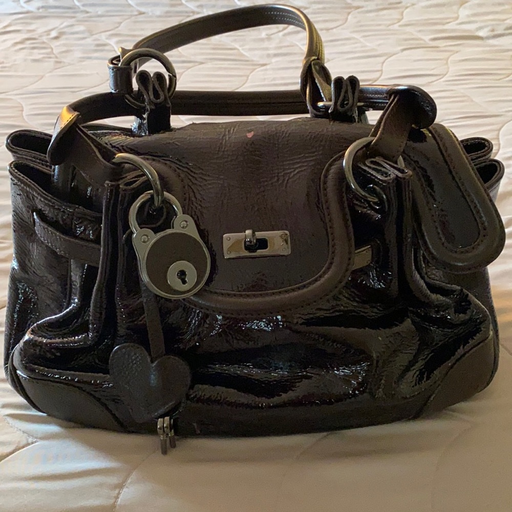 MOSCHINO Patent Leather Handbag